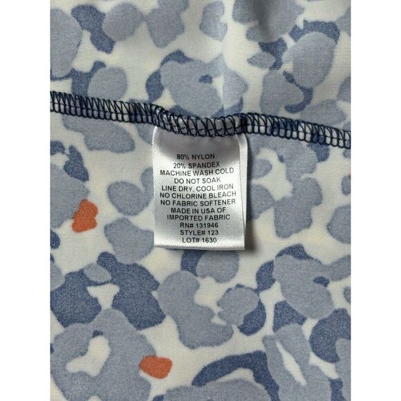 Jude Connally 3/4 Sleeve Shift Dress Women’s Size XS Blue Pattern Style 123 - Picture 6 of 7